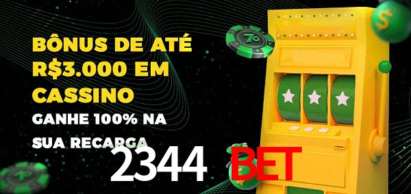 2344 bet melhor bônus de depósito