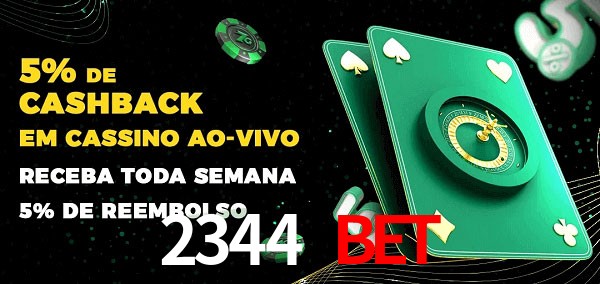 Promoções do cassino ao Vivo 2344 bet